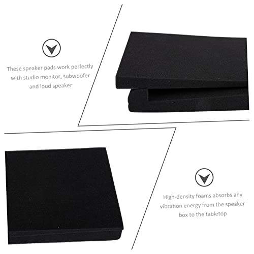 ERINGOGO 2 Piezas Almohadillas Acústicas de Aislamiento de Ruido Espuma de Alta Densidad para Aislamiento de Altavoces para Estudio en Casa y Equipos de Audio miniatura 3