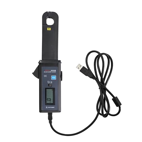 ETCR6000B DC/AC Clamp Leakage Current Tester Meter 60A Resolution 1mA with Data Storage and USB Connection to Computer