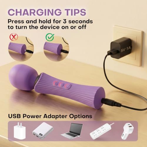 Image of Waterproof Handhel Massager - 12 Powerful Modes, Purple
