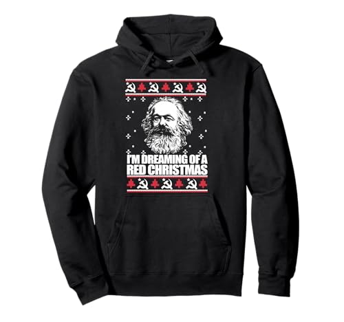 DREAMING RED CHRISTMAS KARL MARX HÄSSLICHER WEIHNACHTSPULLOVER Meme Pullover Hoodie