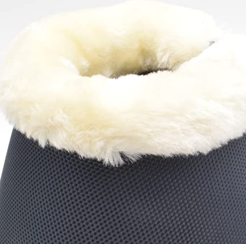 Nrtfe Overreach Boots Fleece Bell Boots For Horses Super Soft Fluffy 1Pair (Cob) #TOP2