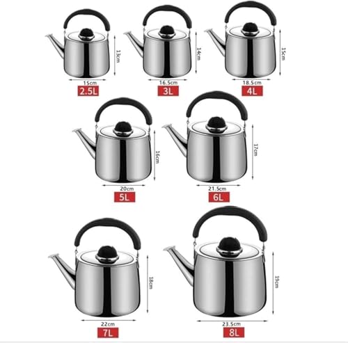 Théières pour cuisinière de qualité supérieure en acier inoxydable durable