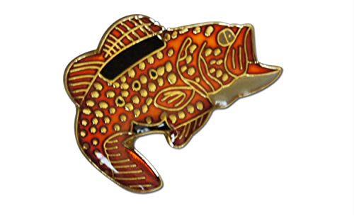 5-Piece Fish & Hook Father's Day Gone Fishing Trip Lapel Pin or Hat Pin & Tie Tack Set with Clutch Back by Novel Merk2