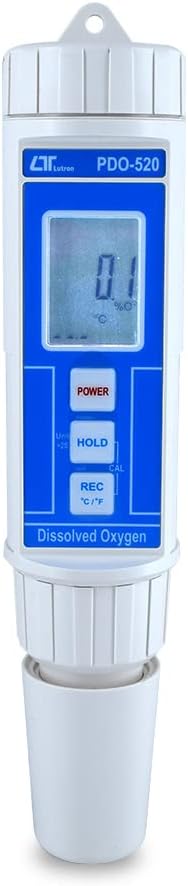 Portable Dissolved Oxygen Meter (Range: 0 to 20.0 mg/L) Aquariums | dissolved Oxygen Meter for Fish Tank | Fish Incubator Facilities Along with Factory Calibration Certificate Model: PDO-520