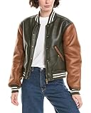 Blank NYC Women's Two-Tone Bomber Jacket Multicolor Small