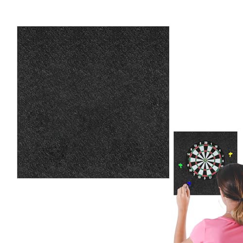 Protector de Pared para Dardos | Panel Protector Perimetral para Contorno De Diana - Panel Trasero Negro Grande Entorno para Adultos Niños Aula Oficina Interior Exterior