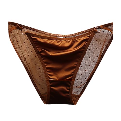 bgyujn Ropa interior de encaje para mujer, color sólido, cómodo, algodón, calzoncillos sexys para mujer, ligeros, temperamento, tanga de algodón, estilo brasileño, ropa interior suave con cintura baja