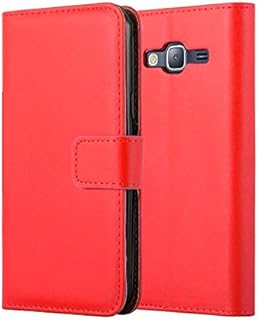 NWNK13 Samsung Galaxy J3 2016 Phone Case Premium Leather Case Folio Book Wallet Case Protective Flip Pouch Card Holder Media Stand Shock Proof Phone Cover Black