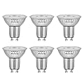 Maelsrlg GU10 LED Bulb Dimmable, 35W Equivalent, 90 CRI, Range Hood Light Bulbs, Warm White 3000K, MR16 GU10 Base Track Light Bulbs, 4W 350LM, 6-Pack