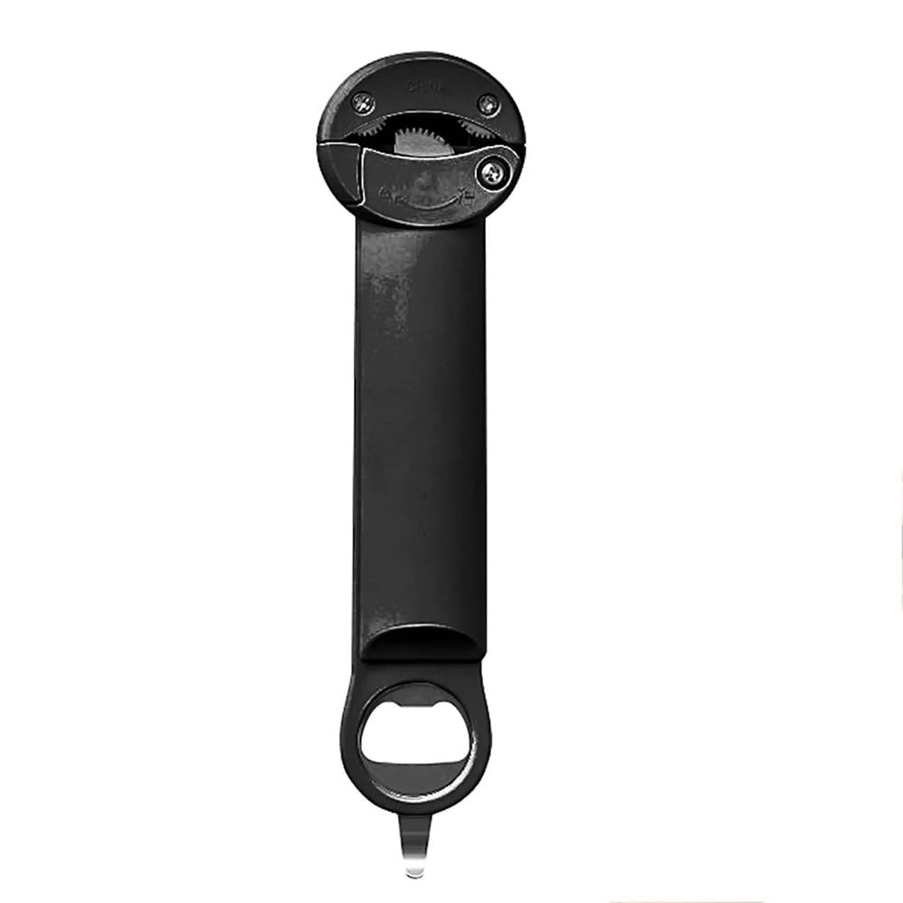 Abridor de Botellas retráctil Multifuncional Acero Inoxidable, Manual, Ajustable, for Cocina(Black)