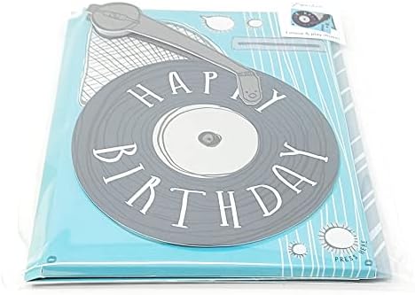 Birthday Card Musical Spinning Record Player Musical Birthday Card