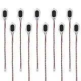 ALAMSCN 10 Stück Stück Mini-Lautsprecher 1W 8 Ohm Magnetische Lautsprecher Ersatz für kleine DIY-Elektronikprojekte, 15 x 10mm