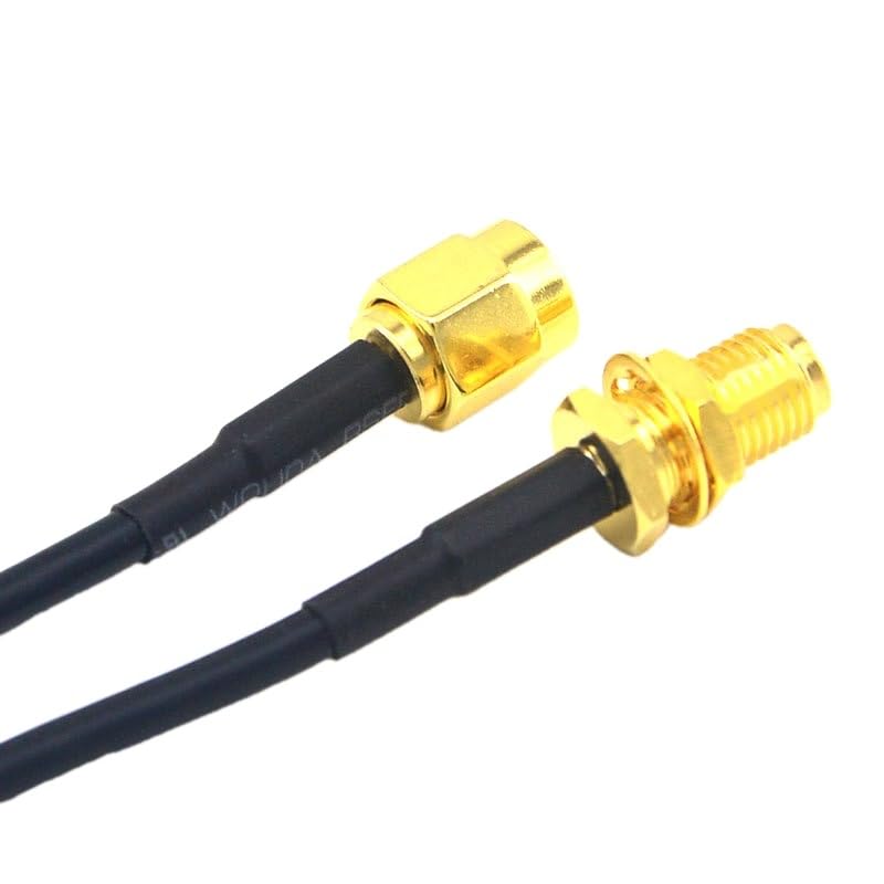 100 szt. SMA żeński do SMA męski prosty kabel przedłużający RG174 1 metr