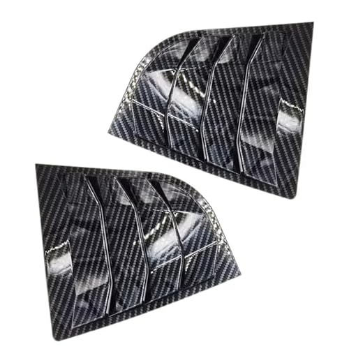 Garniture de persiennes de vitre pour Kia Forte K3 2013-2018, look carbone