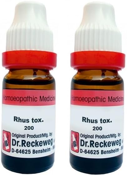 RHUS TOX 200 11ML German Remedy (Pack Of 2)
