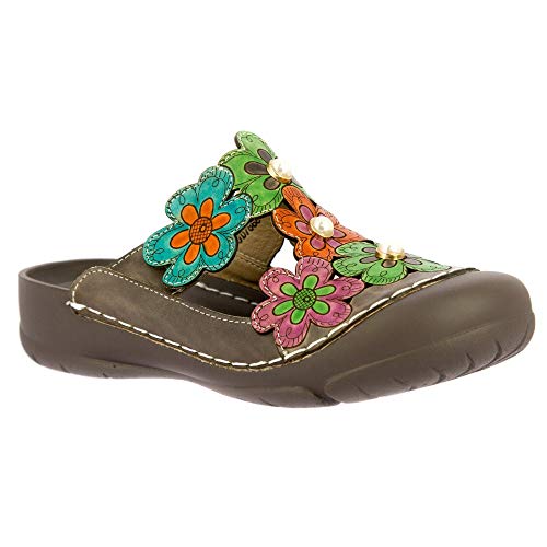 Laura Vita Bicancao 109, Zuecos Mujer, Gris Gris Gris, 41 EU