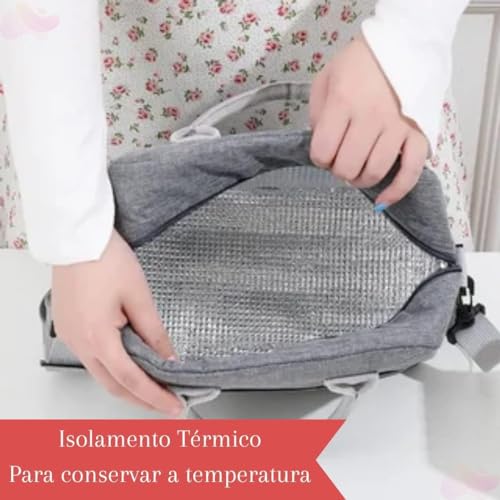 Bolsa Termica Porta Marmita a Prova de Vazamentos Trabalho Academia Fitnnes Passeio Praia Porta Marm