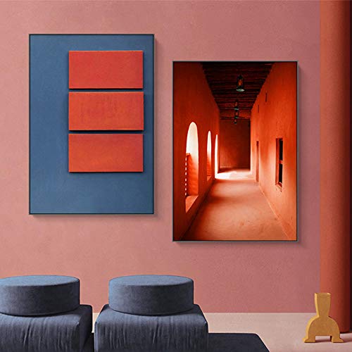 Affiches toile fenêtres colorées : l'art sans cadre pour personnaliser votre salon