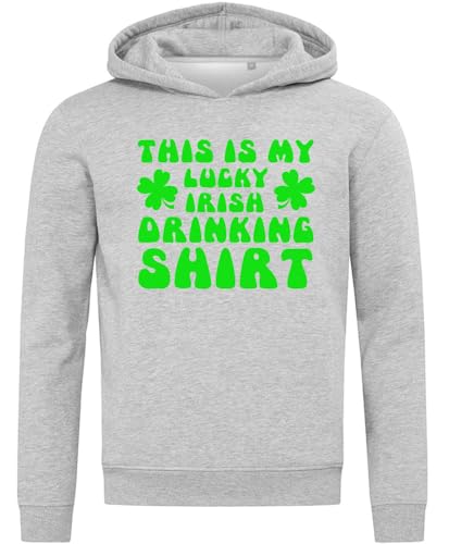 Sweat à capuche Lucky Irish Drinking Shirt idéal pour vos soirées de Saint-Patrick