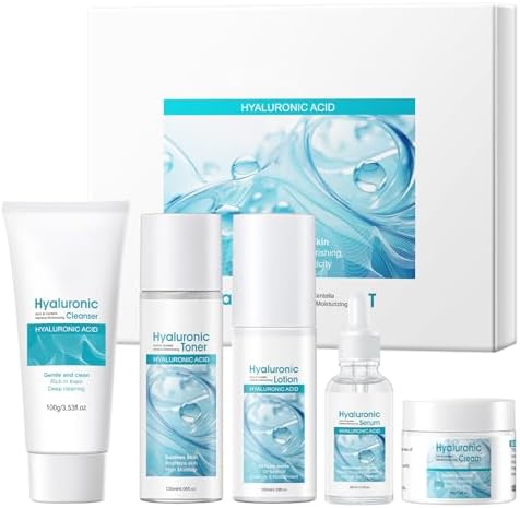 Hyaluronic Acid Skincare Set, Facial Kit - 5, Skin Care Sets for ...
