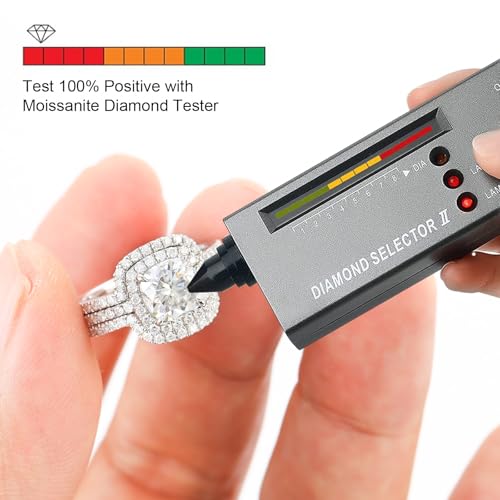 2.5CT Moissanite Wedding Ring Set for Women D Color VVS1 Cushion Cut Bridal Set Wedding Bands S925 Sterling Silver with 18K White Gold Plated Engagement Anniversary Rings for Her Size 4-93