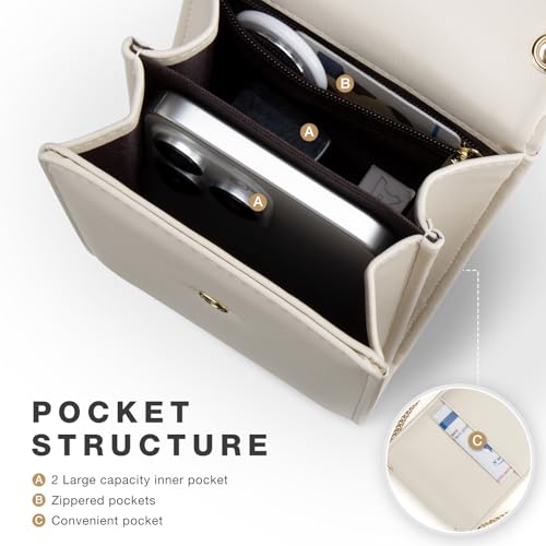 Cell Phone Purse with Crossbody Strap, Small Crossbody Purse for Women, Mobile Phone Bags, Leather Passport Bag2