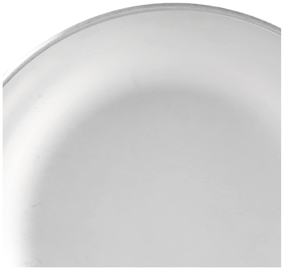 Pentole Agnelli Patelnia z łbem wpuszczanym, wykonana z aluminium, grubość 5 mm, z uchwytem ze stali nierdzewnej, srebrna 28 cm, srebrna