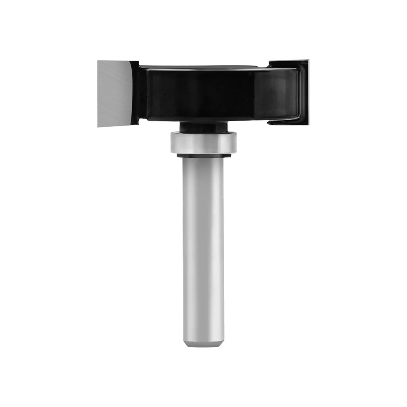 1pc 8mm Shank T-Slot Router Bit with Bearing Double Edge Grooving Cutter for Wood Slotting Edging(8x40x2mm)