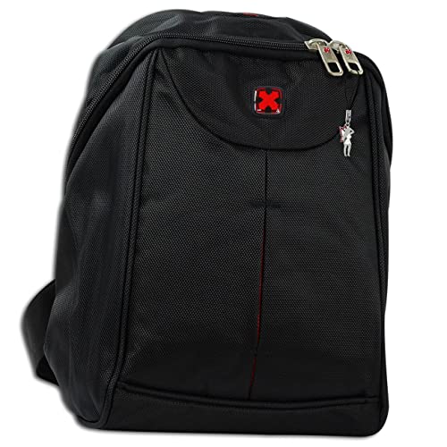 Travel N Meet Damen Herren Sporttasche MP3 Player-Fach Rucksack schwarz Polyester inkl. Feeanhänger (26x12x31) ORD4200S Polyester Freizeitrucksack Travel N Meet Damen Herren Sporttasche MP3 Player-Fach Rucksack schwarz Polyester inkl. Feeanhänger (26x12x31) ORD4200S Polyester Freizeitrucksack
