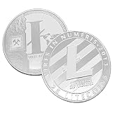 GARASANI 2 Pcs Lite Coin Commemorative Coin Silver Plated Home Room Office Decoration Collector's Set Circular Case Included 0.3mm (Silver Lite Coin)