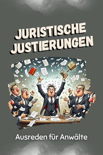 Juristische Justierungen - Das perfekte Geschenk für Weihnachten und Geburtstag für Männer, Frauen und Teenager: Ausreden für Anwälte