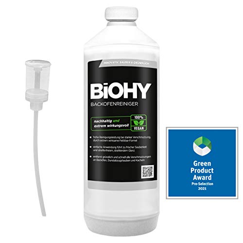 Backofenreiniger Hochkonzentrat (1l Flasche) + Dosierer | Profi Grillreiniger, Fettlöser EXTRA STARK | Zur einfachen und schnellen Ofenreinigung