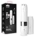 Braun Face Mini-Haarentferner, elektrischer Gesichtshaarentferner für Damen, kleiner Rasierer für schnelle und sanfte Rasur, Oberlippe, Kinn und Wangen, für unterwegs, mit Smartlight, FS1000, weiß