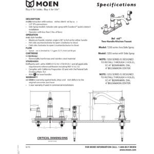 Review de Grifería para Cocina Moen que Puedes comprar On-line. 21 Imagen adicional