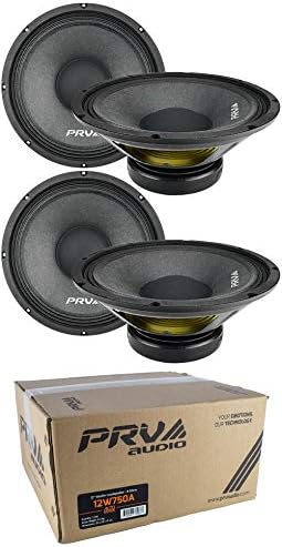 4X 12 PRV Audio 12W750A Pro Audio Woofer Loud Speaker 8 Ohm 3000W Car Audio