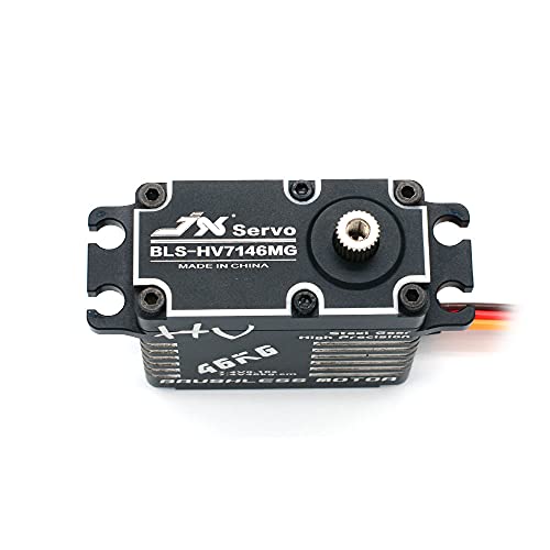 Jx Bls-Hv7146Mg 46Kg Brushless High Precision Steel Gear Full Cnc Digital Servo Motor For Rc Car Robot Arm Helicopter Airplane Parts #TOP5