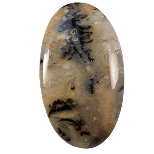 Cabochon en agate dendrite naturelle 42.95 cts pour création de bijoux