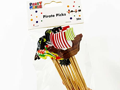 Pirate Birthday Decoration Pirate Birthday Supplies Pirate Birthday Cake Decoration Pirate Cupcake Toppers #TOP5