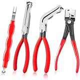 4PCS Electrical Disconnect Pliers, Automotive Electrical Terminal Connector Separator Removal Tool, Premium Auto Electrical Pliers, Automotive Electrical Connector Removal Tool for Cars