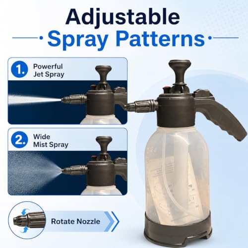 Image of 2L Foam Sprayer & Glove for Car & Bike Wash, Snow Foam, Adjustable Nozzle and Multipurpose Home