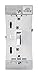 Leviton R02-TSL06-1KW Toggle, White