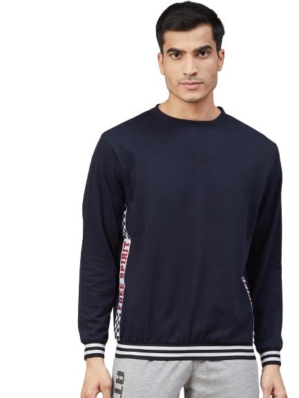 Image of Hubberholme Men Navy Blue Sweatshirt