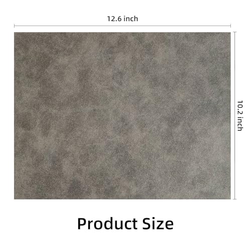 Écussons en cuir synthétique gris laser haut de gamme pour veste - 3
