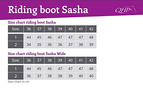 QHP Stivali lunghi da equitazione Sasha in pelle