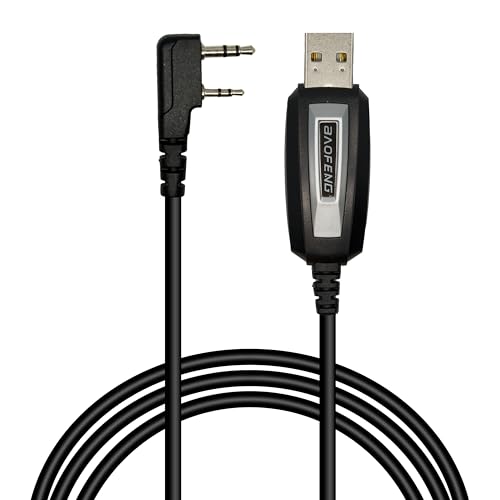 youRUSH Programming Cable CH340 Compatible with Baofeng UV-5R