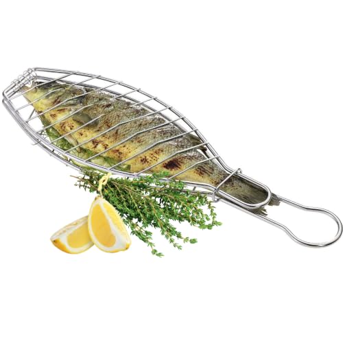 Küchenprofi BBQ Fischgrillzange EASY, Fischbräter, 43 cm...