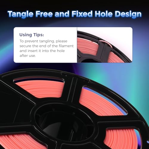 Image of FLASHFORGE Rapid PLA Filament 1.75mm Luminous Red, 500mm /s High Speed Printing, Glow in the Dark 3D Printer Filament 1kg Spool, Dimensional Accuracy + /- 0.02mm, Brilliant, Long-Lasting Glow