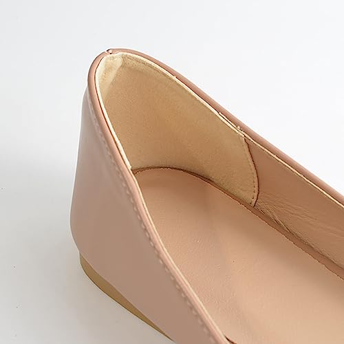Flats for Women Dressy 2025 Pointed Toe Slip On Ballet Flat Shoes Comfortable Leather Bowknot Work Flats Low Top Lightweight Womens Dress Shoes for Dance Wedding Party Office Casual3
