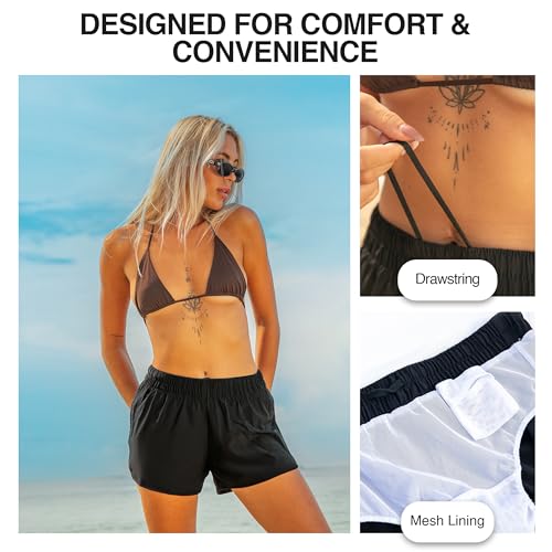 Kanu Surf Women's Standard Lori Stretch UPF 50+ Active Swim and Workout Boardshort3