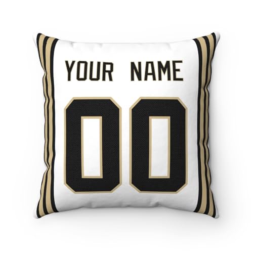 Image of ANTKING Throw Pillow 2 Pack Custom Any Name and Number Personalized Gift for Men Women Boys
